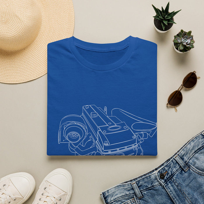 Barra Engine Outline T-shirt for Australian and New Zealand Customers ONLY---This shirts prints and ships from Australia