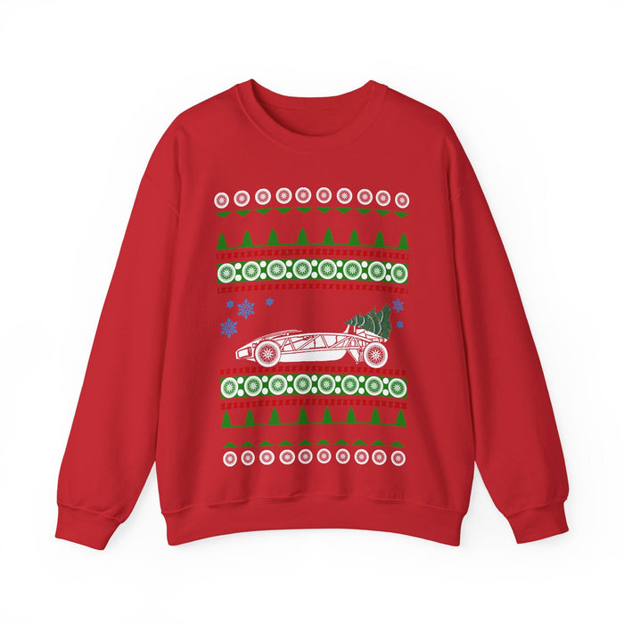 Ariel Atom style ugly christmas sweater jumper for UK customers only---this item prints and ships from within the UK