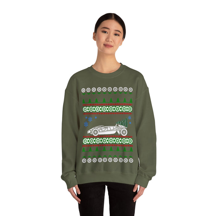 Ariel Atom style ugly christmas sweater jumper for UK customers only---this item prints and ships from within the UK