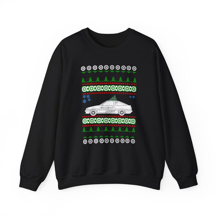 AE86 Hatchback Ugly Christmas Sweater Sweatshirt for UK customers ONLY--item prints and ships from within the UK