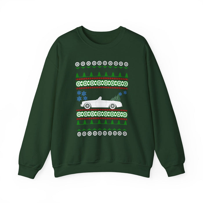 Datsun Roadster Ugly Christmas Sweater Sweatshirt for Customers Residing in Canada ONLY--Prints and ships from within Canada