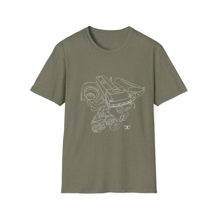 Barra Engine Outline T-shirt for Australian and New Zealand Customers ONLY---This shirts prints and ships from Australia