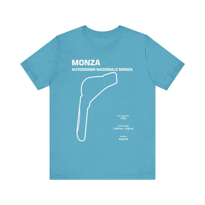 Monza Autodromo Nazionale Track Outline T-shirt for Customers Residing in CANADA ONLY---This particular shirt prints and ships from within Canada