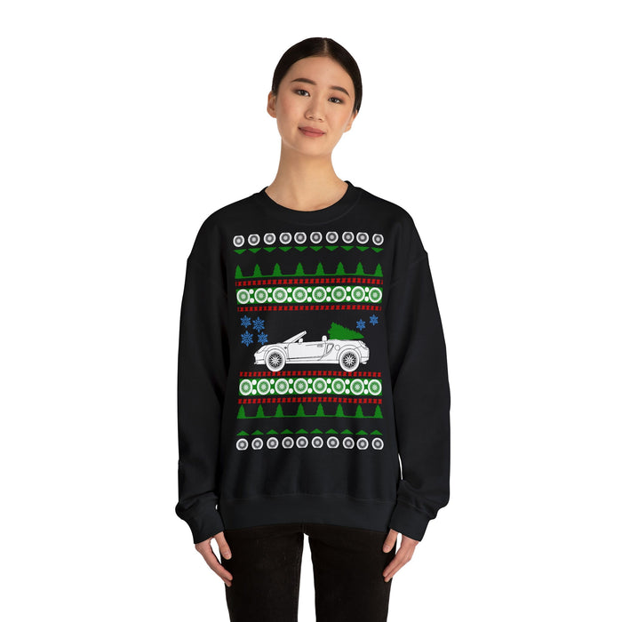 European Customers only- Toyota MR2 Spyder Ugly Christmas Sweater--prints in Europe