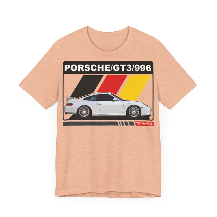 996 GT3 German Flag Stripes t-shirt for European customers only (prints and ships from within Germany)