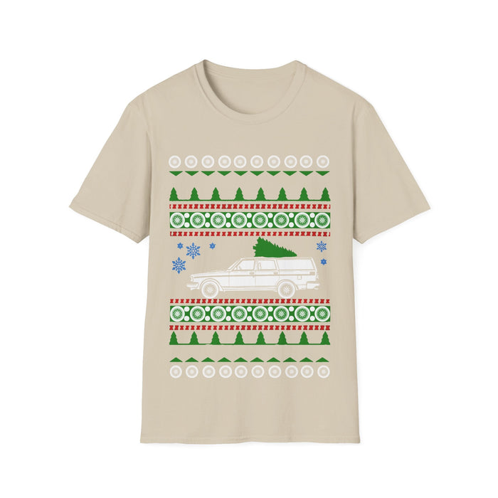 Swedish Wagon like a 245 Ugly Christmas "Sweater" t-shirt
