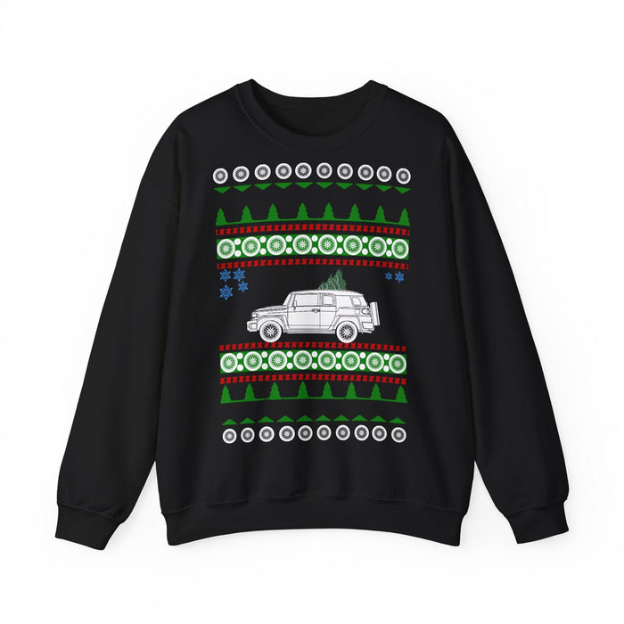 FJ Cruiser Ugly Christmas Sweater Sweatshirt for European Customers ONLY--This item prints and ships from within Europe