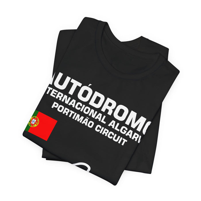 Portimao Track Outline T-shirt for UK customers only---prints and ships from within the UK