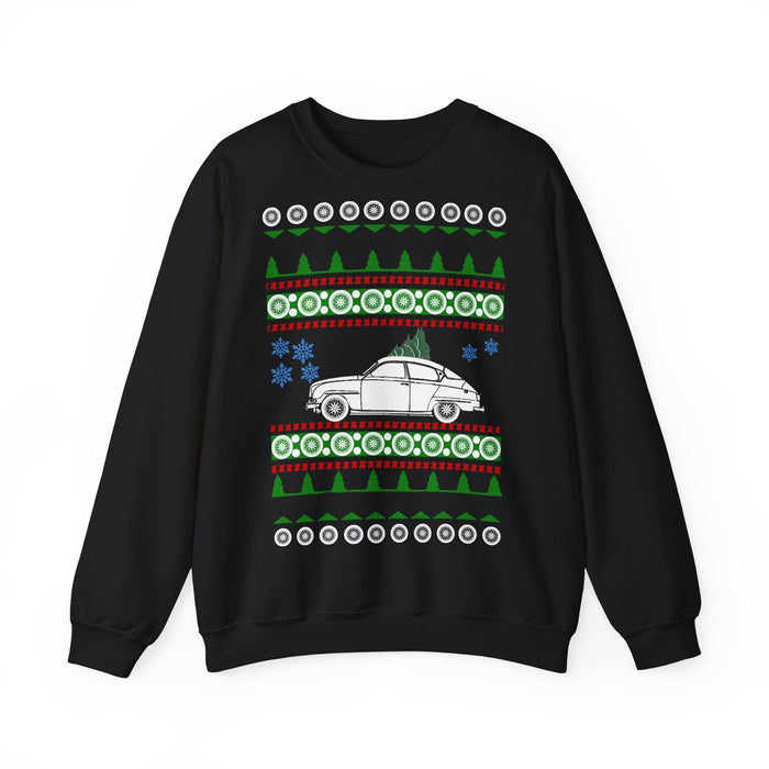 Saab 96 Ugly Christmas Sweater for European customers ONLY--Prints and ships from Germany