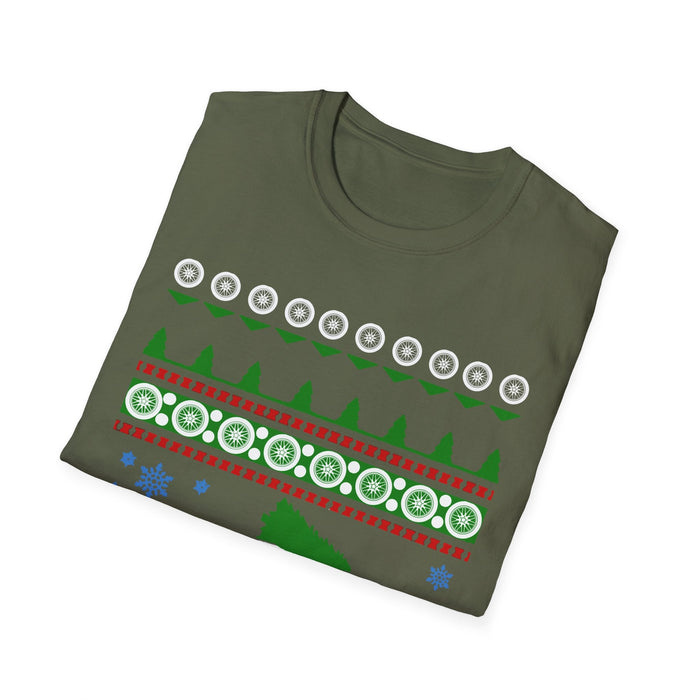 Swedish Car like a 240 Ugly Christmas "sweater" t-shirt