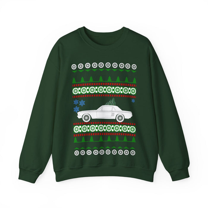 1967 Pacesetter Mustang Ugly Christmas Sweater Sweatshirt for European Customers ONLY--Prints and ships from France