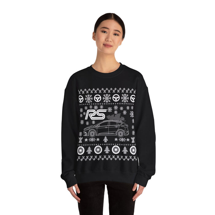Focus RS 2018+ Ugly christmas Sweater for UK customers ONLY---Prints and ships from within the UK