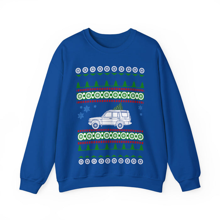 LR Discovery 2004 Ugly Christmas Sweater UK customers only--prints and ships from the UK