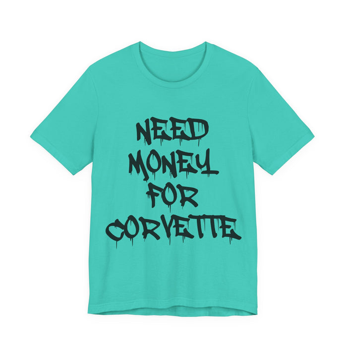 Need Money for Corvette T-shirt for European Customers ONLY--Prints and ships from within Europe