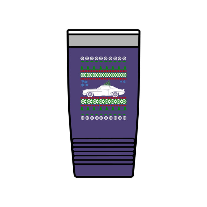 1969 Z28 Camaro Ugly Christmas Sweater Tumbler — 20oz Insulated