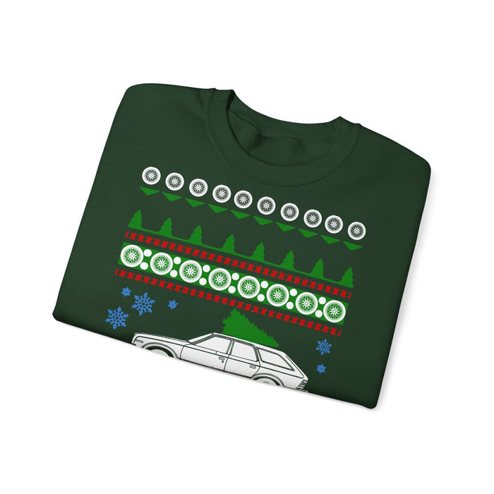 AMC Eagle Wagon 4x4 Ugly Christmas Sweater Sweatshirt for European Customers ONLY---This item prints and ships from Europe