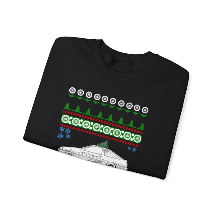 AE86 Hatchback Ugly Christmas Sweater Sweatshirt for UK customers ONLY--item prints and ships from within the UK