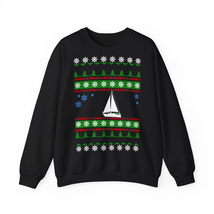 Sail Boat ugly christmas sweater jumper for European Customers ONLY (prints and ships from Germany)