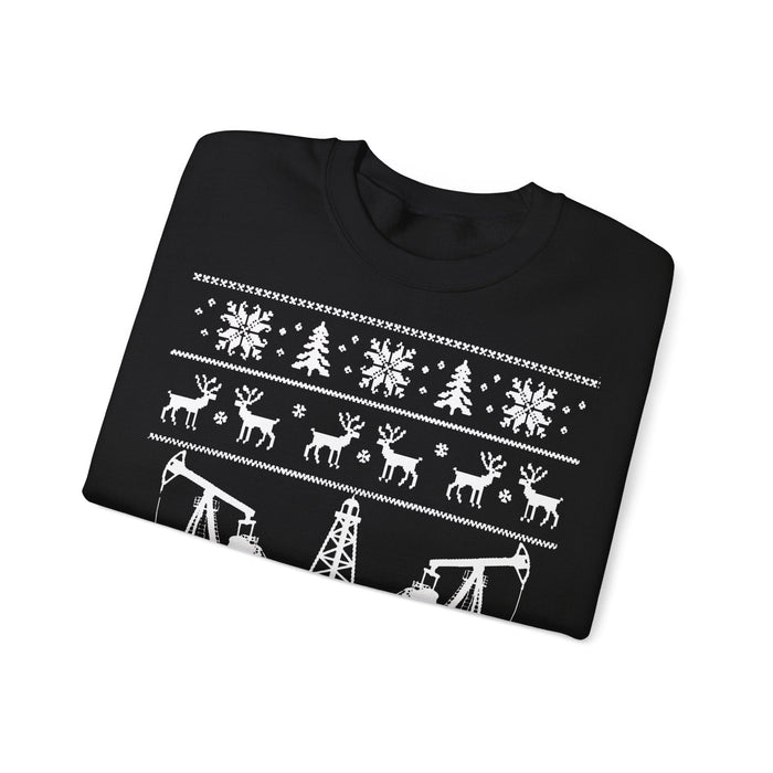 Oil Rig Ugly Christmas Sweater for European Customers ONLY---Prints and ships from with Germany