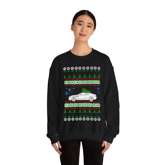 Aston Martin DB9 Ugly Christmas Sweater Sweatshirt for Canadian customers ONLY (Prints and ships from within Canada)