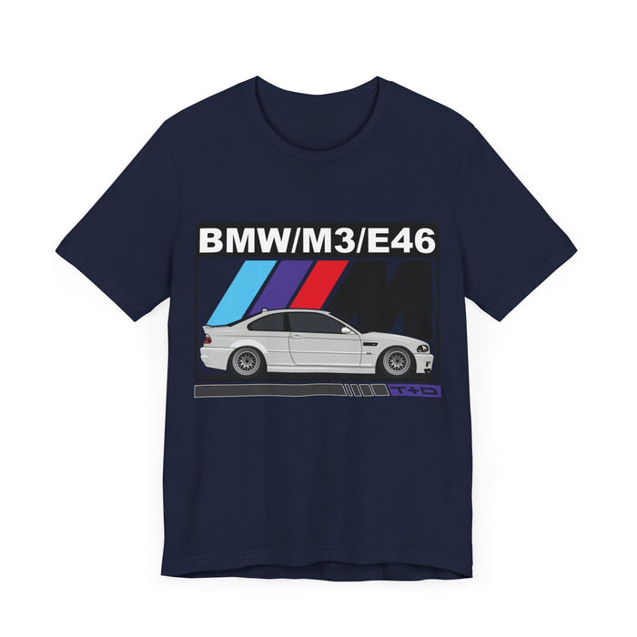 E46 M Stripes T-shirt (prints and ships from within Europe---only order if you reside in Europe)