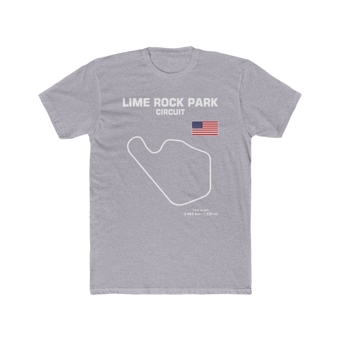 Lime Rock Park Circuit Track Map Outline Graphic T-Shirt
