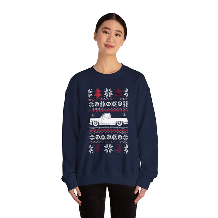 C10 Truck Ugly Christmas Sweater Sweatshirt for Canadian Customers ONLY--Prints and ships from within Canada v2