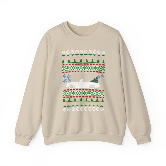 Datsun Roadster Ugly Christmas Sweater Sweatshirt for Customers Residing in Canada ONLY--Prints and ships from within Canada