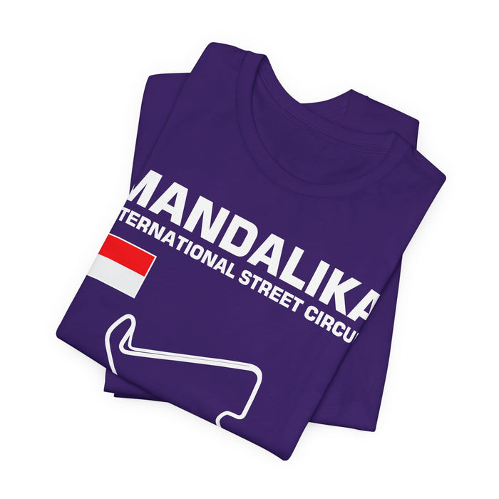Mandalika International Street Circuit Track Outline T-shirt for European Customers ONLY-- this item prints and ships from within Europe