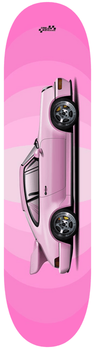 Car Art 964 Light Pink Skateboard Deck 7-ply Hardrock Canadian Maple 911 v2