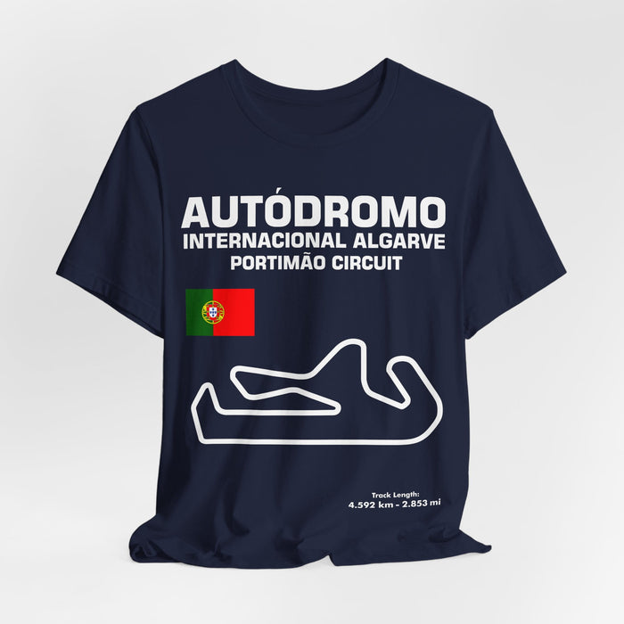 Portimao Track Outline T-shirt for UK customers only---prints and ships from within the UK