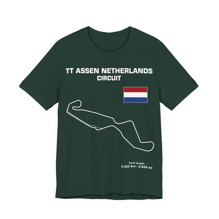 TT Circuit Assen Track Outline for UK customers ONLY---Item prints and ships from within the UK