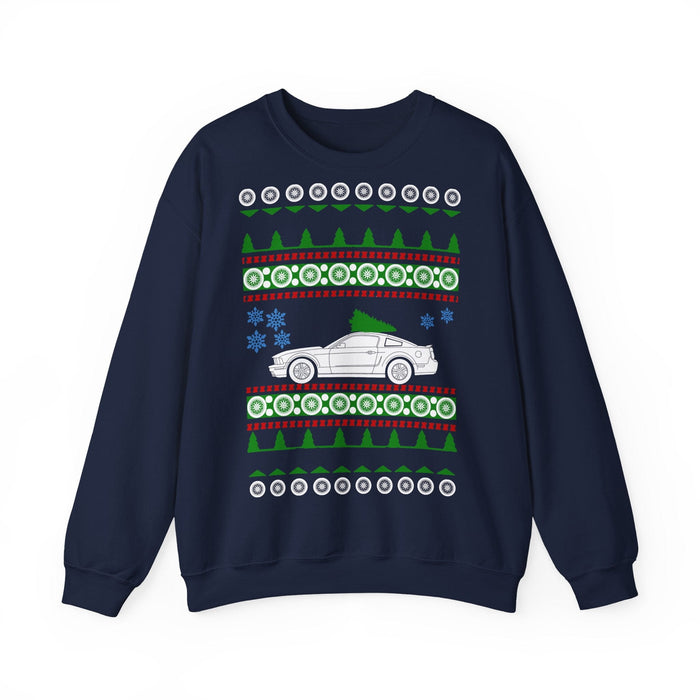 2011 5th Gen Mustang Ugly Christmas Sweater Sweatshirt for European Customers ONLY--Prints and ships from Europe