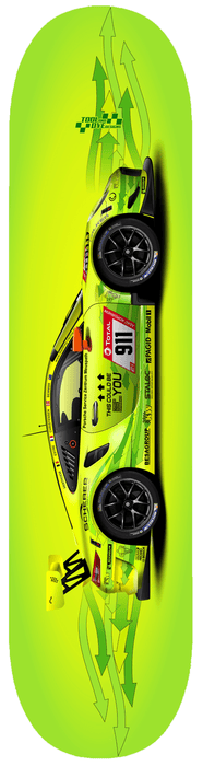 Car Art Grello 991 Cup Skateboard Deck 7-ply Hardrock Canadian Maple V1