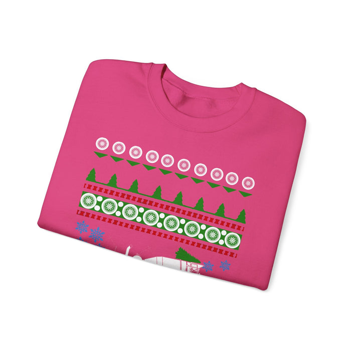 Cement Truck Mixer Ugly Christmas Sweater Jumper for UK customers ONLY--Item prints and ships from within the UK