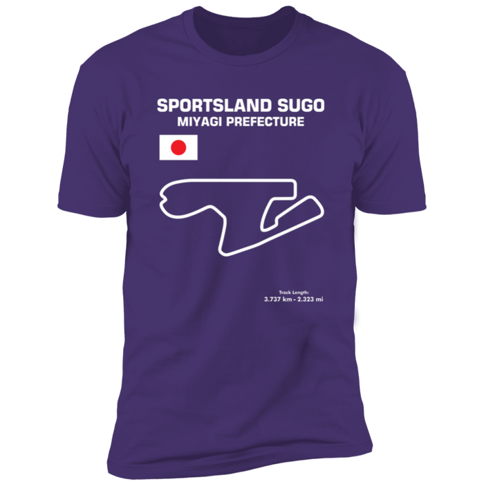 Track Outline Sportsland Sugo Japan T-shirt