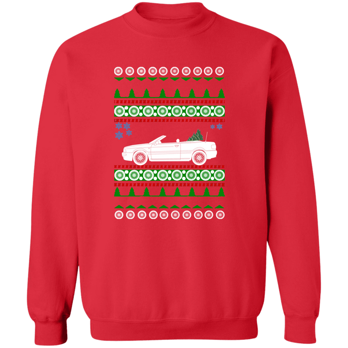 German Car like an Audi B4 Cabriolet Ugly Christmas Sweater Sweatshirt