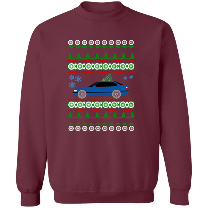 BMW E36 M3 Ugly Christmas Sweater Sweatshirt  Version 4