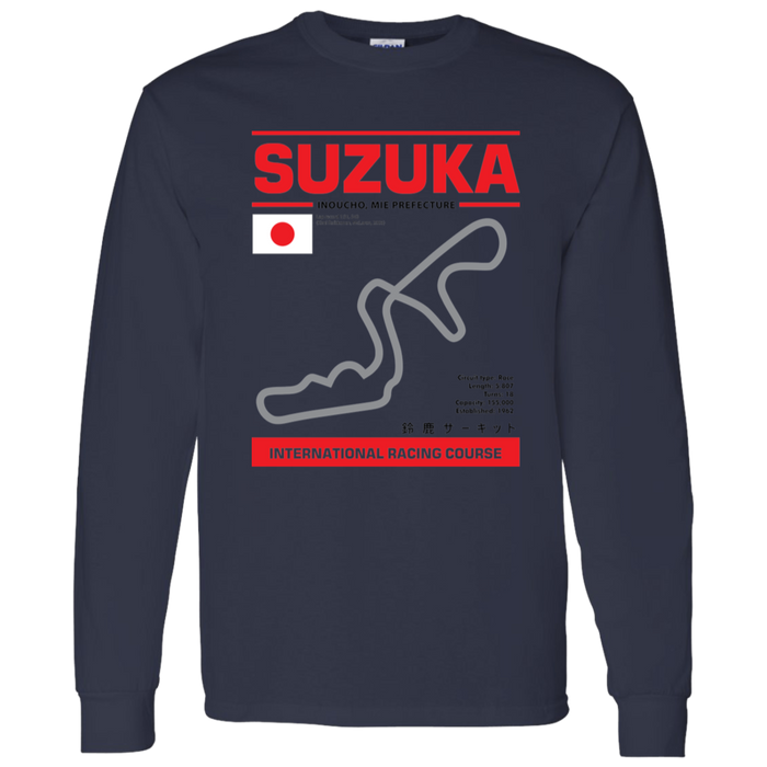 Track Outline Series Suzuka Long Sleeve T-shirt