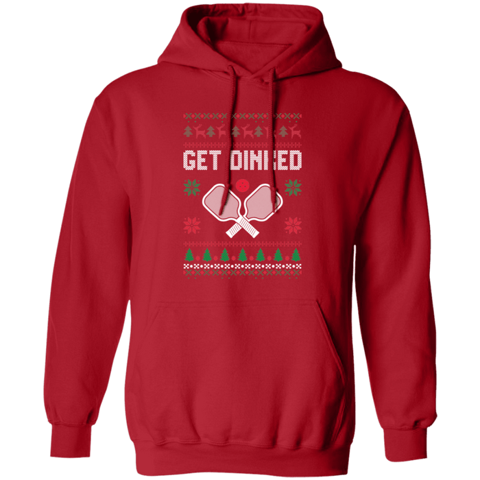 Get Dinked Pickleball Ugly Christmas Sweater Hoodie