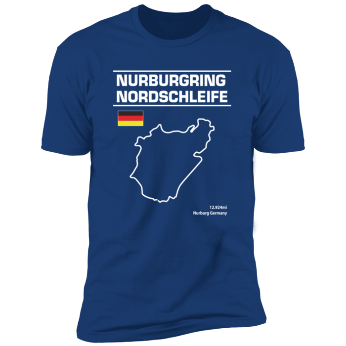 Nurburgring Nordschleife Track Outline Series T-shirt