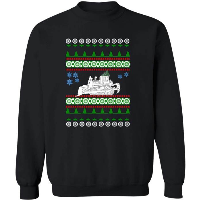 Bull Dozer like a D8 Ugly Christmas Sweater Sweatshirt