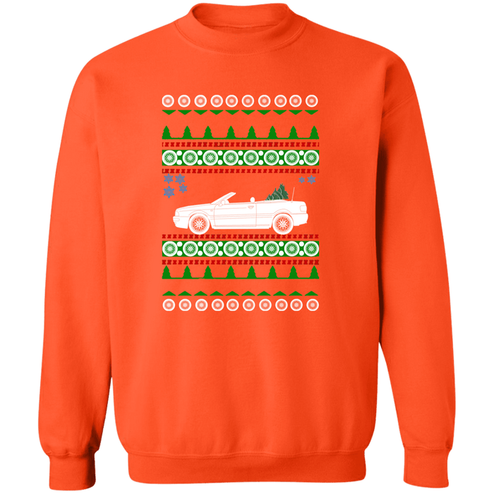 German Car like an Audi B4 Cabriolet Ugly Christmas Sweater Sweatshirt