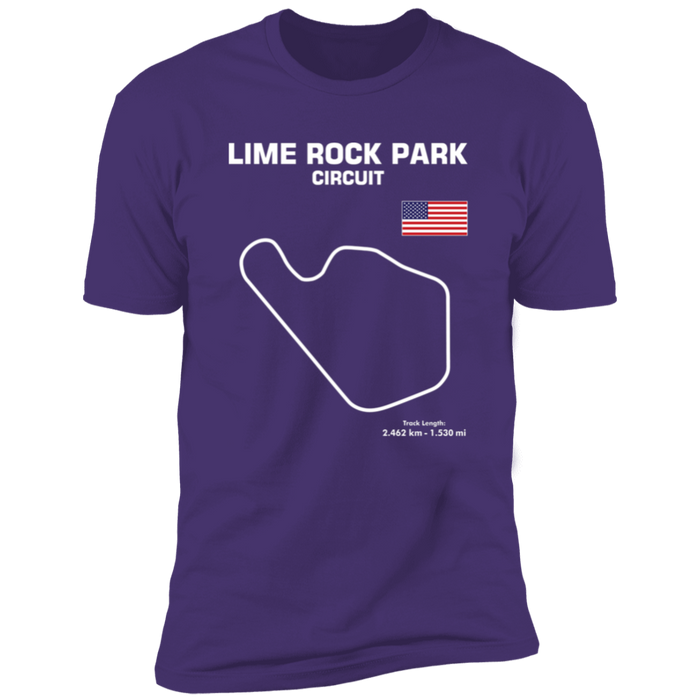 Track Outline Series Lime Rock Park Circuit t-shirt