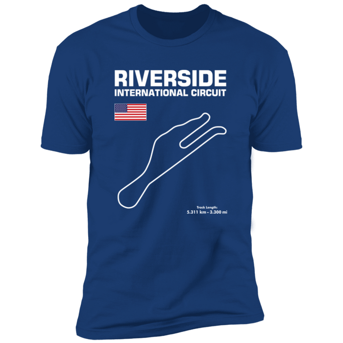 Track Outline Series Riverside International Circuit T-shirt