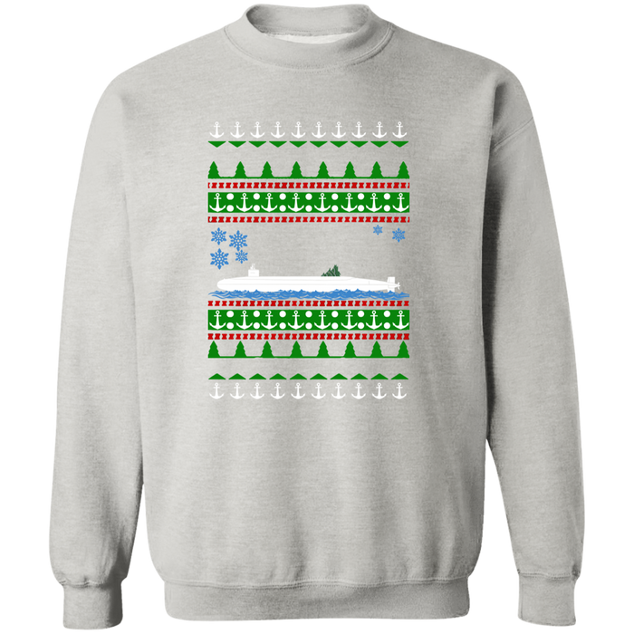 Ohio Class USN Submarine Boat US Navy Ugly Christmas Sweater Sweatshirt