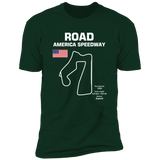 Track Outline Series Road America Speedway T-shirt