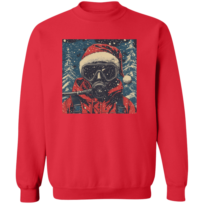 Snowboarder Scuba Ugly Christmas Sweater Jumper