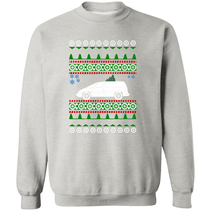 Oldsmobile Silhouette Ugly Christmas Sweater