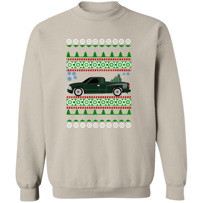 Chevy S10 SQ8 Green Ugly Christmas Sweater Sweatshirt